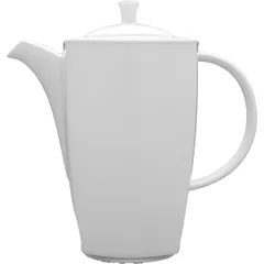 Coffee pot “Victoria”  porcelain  1.45 l  D=65, H=220, L=220, B=113mm  white