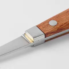 Нож для устриц сталь нерж.,дерево ,H=17,L=160,B=25мм, изображение 3
