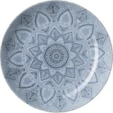 Тарелка глубокая «Вавилон» фарфор 0,7л D=205,H=40мм голуб.,тем.син.