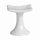 Подставка для комплимента «Крушиал Дэт» мини фарфор D=40,H=45,L=50мм белый