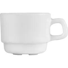 Coffee cup “Restaurant” glass 80ml D=60,H=50,L=75mm white