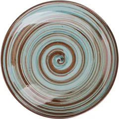 Saucer “Scandinavia” ceramics D=98mm blue.