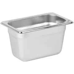 Гастроемкость GN 1/9 сталь нерж. 1л ,H=10,L=17,6,B=10,8см металлич.
