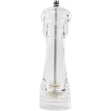 Мельница для соли и перца керамический механизм акрил,сталь нерж. D=6,H=21см прозр.,серебрян.