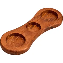 Подставка для мельниц для специй со стаканом для зубочисток, цвет мокко бук D=55/45,L=240мм