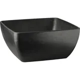 Салатник квадратный пластик 3,8л ,H=12,L=25,B=25см черный
