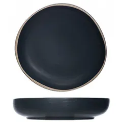 Deep plate “Galloway” ceramics 450ml D=19,H=4cm black