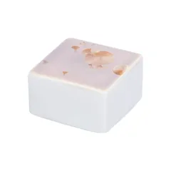 Блюдо для подачи «Фрост» квадратное фарфор ,H=48,L=80,B=80мм коричнев., Цвет: Коричневый, Высота (мм): 48