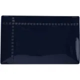 Блюдо сервировочное «Вьюпоинт» фарфор ,H=3,L=28,B=17см синий