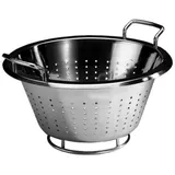 Colander on a stand with handles  steel  3.5 l  D=25, H=18, L=32 cm  metal.