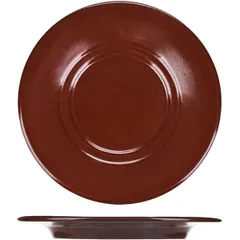 Saucer “Chocolate”  porcelain  D=155, H=20mm  dark brown.