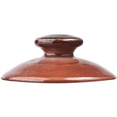 Крышка для чайника «Террамеса Мокка» фарфор D=85мм тем.корич., изображение 2