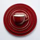 Чашка чайная «Джаспер» фарфор 120мл белый,красный, Объем по данным поставщика (мл): 120, изображение 4