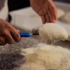 Лопатка для пиццы треугольная с термостойкой ручкой до+200С сталь нерж.,пластик ,L=11,5мм, изображение 2