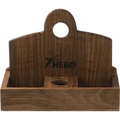 Салфетница «7 небо» дуб ,L=17,B=11см коричнев., изображение 2