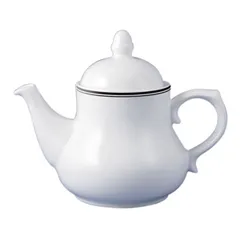 Kettle "Richmond" porcelain 0.65l white,black