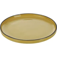 Тарелка «Карактэр» с высоким бортом керамика D=150,H=15мм желт., изображение 2