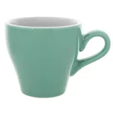 Кружка «Тулип» фарфор 280мл D=90,H=85,L=125мм мятный