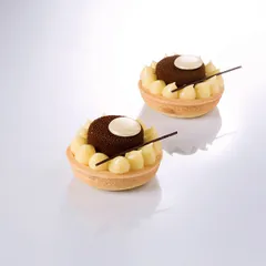 Форма конд. перфорир. «Круг» 6шт на листе30х40см силикон,стеклопласт. D=85,H=20мм черный, изображение 3