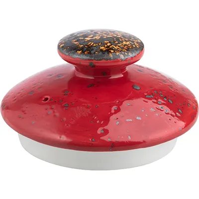 Крышка для чайника «Крафт Рэд» (для арт. 3150487) фарфор красный,шоколад.
