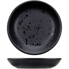 Тарелка «Оникс» без полей керамика D=10см черный