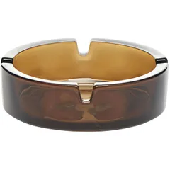 Пепельница тонированная стекло D=116,H=34мм коричнев.