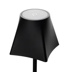 Лампа настольная «Этэре» LED алюмин. D=13,H=38см черный, изображение 2