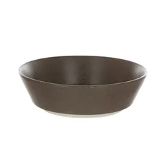 Тарелка глубокая «Стоун» керамика D=20,H=6см граф.,черный