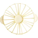 Делитель для торта на 12-18 кусков пластик D=270,H=25,L=330мм желт.