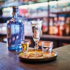 Стопка «Гранити» стекло 45мл D=48,H=55мм прозр., изображение 3