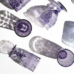 Бокал для вина стекло 220мл D=85,H=144мм фиолет., изображение 3