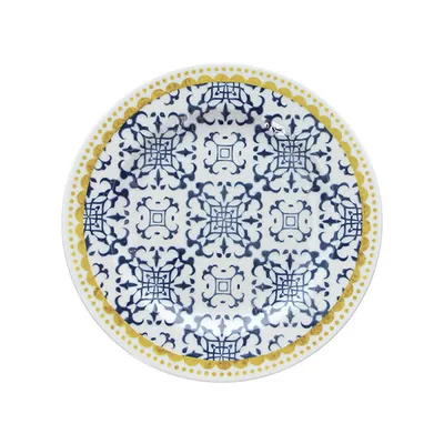 Тарелка «Селинунте» фарфор D=33,H=2см синий,белый