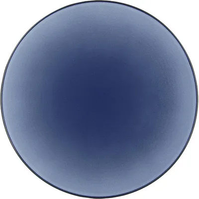 Тарелка «Экинокс» мелкая фарфор D=26,H=3см синий, Цвет: Синий, Диаметр (мм): 260