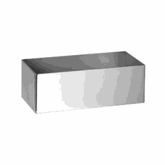 Container for “Sky” tea bags  stainless steel , H=35, L=104, B=52mm  silver.