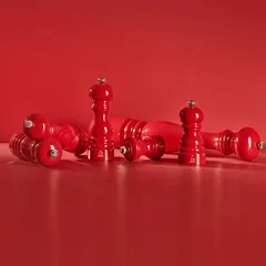 Мельница для перца «Париж» лак бук D=67,H=300мм красный, изображение 2