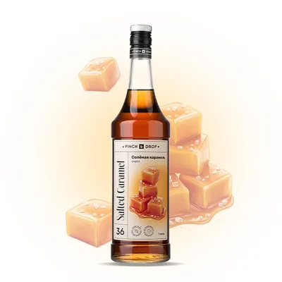 Сироп «Соленая Карамель» Pinch&Drop стекло 1л D=85,H=330мм, Состояние товара: Новый, Вкус: Соленая карамель, Материал: Стекло, Объем по данным поставщика (мл): 1000
