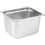 Гастроемкость GN 1/2 перфорированная сталь нерж. 11,3л ,H=20,L=32,5,B=26,5см металлич.