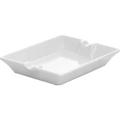 Пепельница фарфор ,H=21,L=113,B=81мм белый