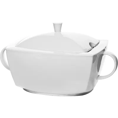 Супница «Виктория» фарфор 2,7л ,H=19,L=31,B=19,5см белый