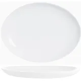 Блюдо «Эволюшнс Уайт» овальное стекло ,L=33,B=25см белый