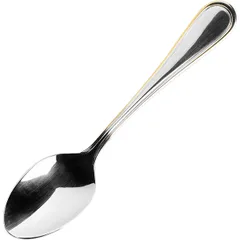 Tea spoon “Anser Gold”  stainless steel , L=145/50, B=4mm  metallic, gold