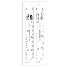 Линейка барная «Байкал», «Nerpa» 0,5, 0,7 л пластик ,L=28,B=2см белый
