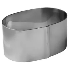 Форма кондитерская «Овал» сталь нерж. ,H=45,L=90мм металлич.