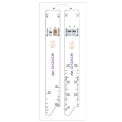 Bar ruler “Barrister” 0.5, 0.7, 1 l  plastic , L=28, B=2cm  white