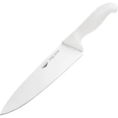 Chef's knife  steel, plastic , L=405/260, B=55mm  white, metal.