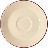 Блюдце «Кларет» фарфор D=145,H=20мм бежев.,бордо