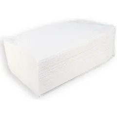 Towels V-angled 1-layer [200pcs] ,L=22.5,B=11.5cm white