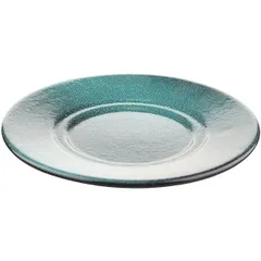 Блюдце «Млечный путь изумрудный» универсальное фарфор D=15,5см изумруд.,черный, изображение 2