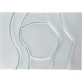 Поднос фуршетный стекло ,H=3,L=50,B=35см прозр.