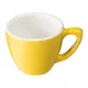 Чашка кофейная «Пур-Амор» фарфор 80мл D=66/40,H=55,L=90мм желт.,белый